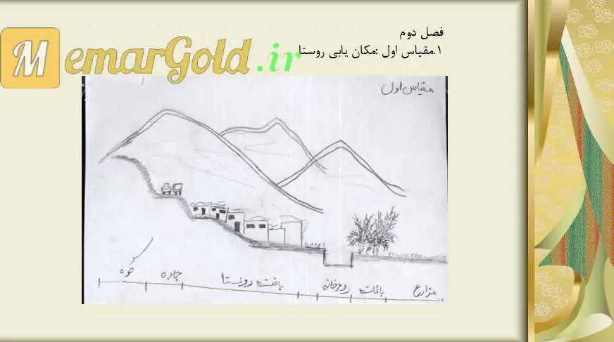 روستای چاه گزی شهرستان مهر