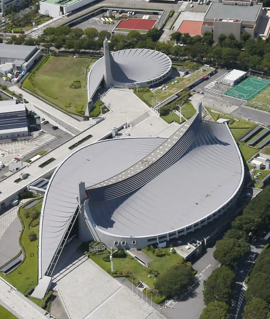 مجموعه المپیک توکیو ژاپن معماری مدرن متاخر