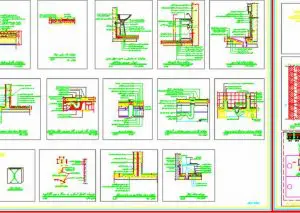 نقشه مسکونی 7 طبقه نظام مهندسی